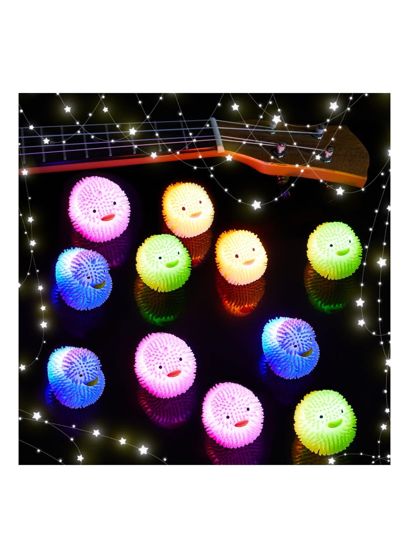 Zikra Floating Duck, Bath Toys for Kid Toddlers, 12 Pack LED Puffer Ball, Ducks Glow Balls, Small Light up Ball, Funky Flashing Ducks Bathtub, Basket Stuffers, Classroom Prize Supplies (Color Random) - Image 4
