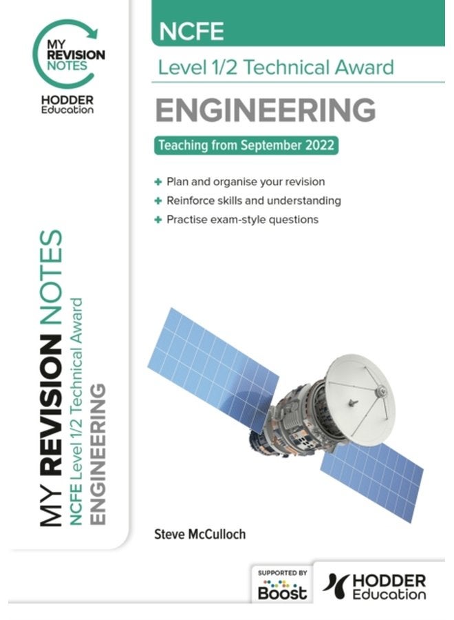 My Revision Notes NCFE Level 1 2 Technical Award in Engineering - Paperback