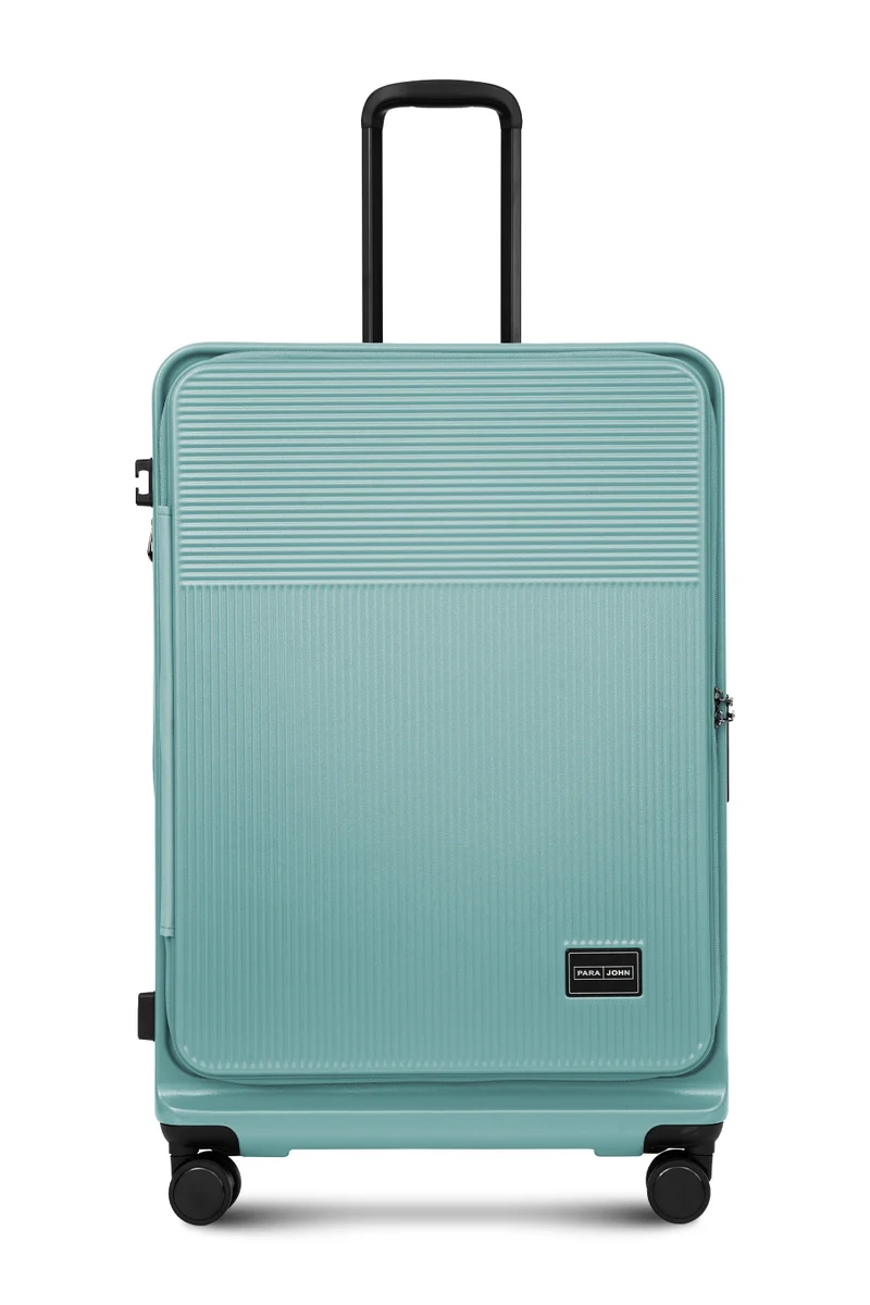 PARAJOHN FRONTARA Series Set of 2 Luggage| Small 10KG & Large 30KG ABS+Polycarbonate 8 Wheel Trolley Hardsided Travel Suitcase - LIGHT GREEN