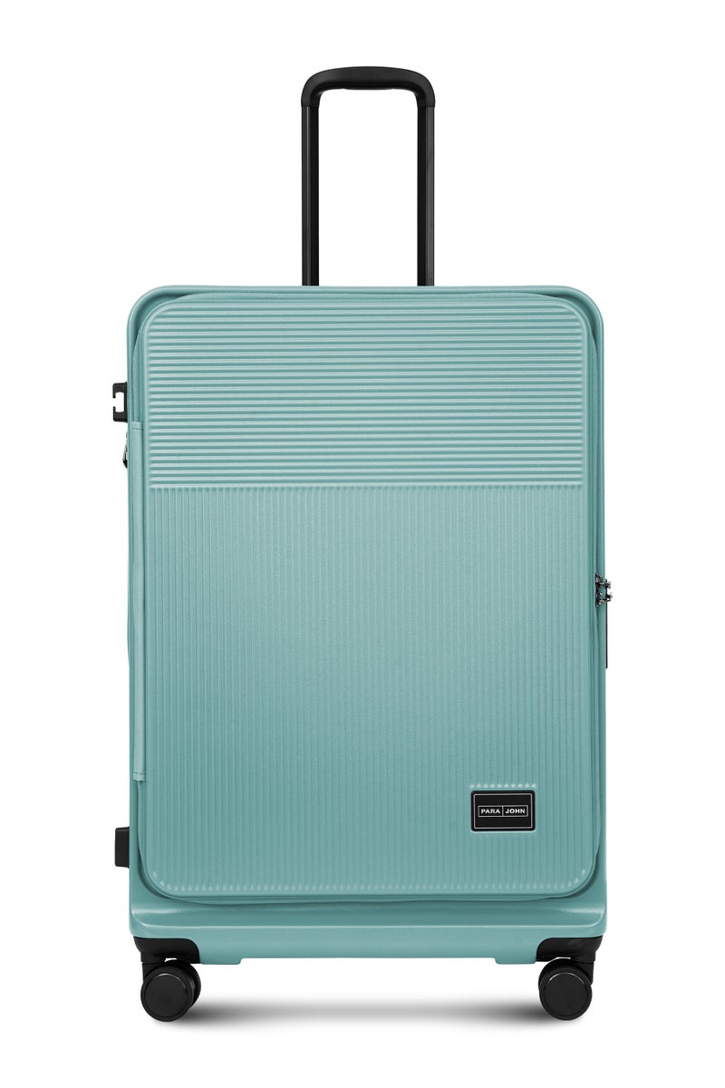 PARAJOHN FRONTARA Series Set of 2 Luggage| Small 10KG & Large 30KG ABS+Polycarbonate 8 Wheel Trolley Hardsided Travel Suitcase - LIGHT GREEN - Image 2