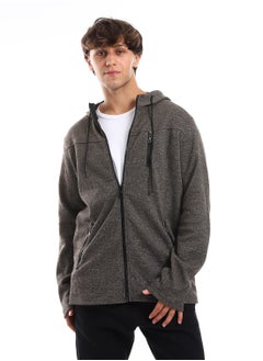 Front Pockets Zipped Hoodie