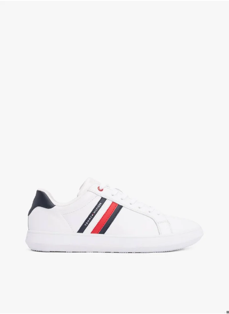 TOMMY HILFIGER Men's Essential Cupsole Trainers - Leather, White