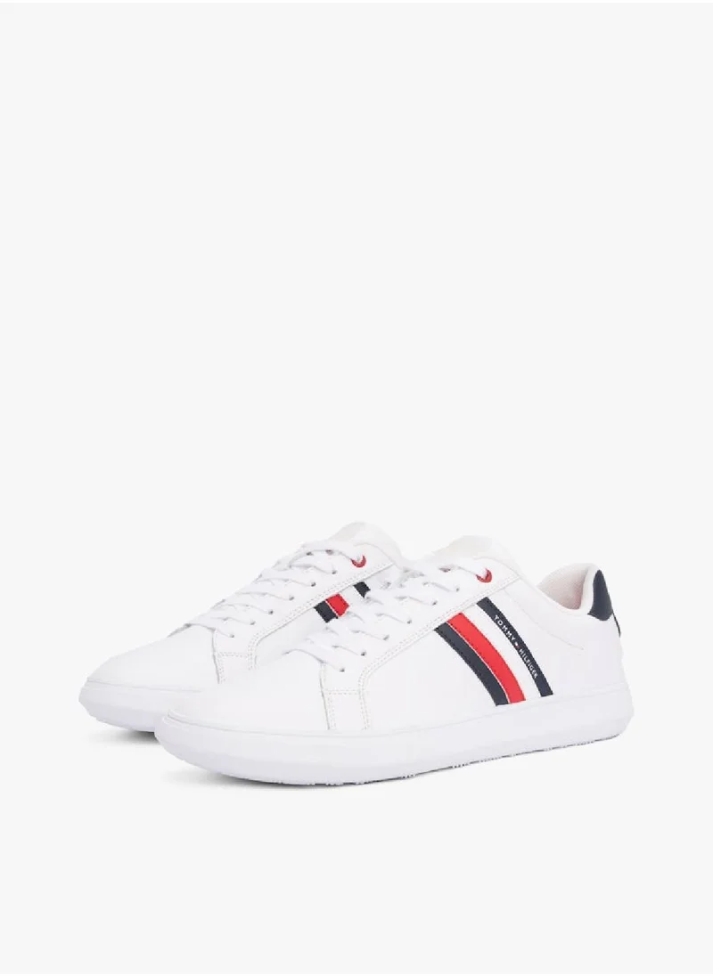 TOMMY HILFIGER Men's Essential Cupsole Trainers - Leather, White