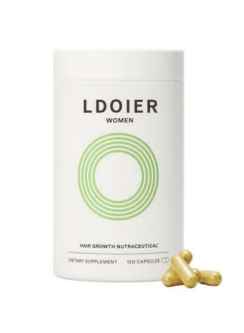 ل دوير مكمل نمو الشعر للنساء من Nutrafol – كبسولات بيوتين Women's Balance، 120 كبسولة | للفئة العمرية من 18 إلى 44 سنة | مثبت سريريًا لتكثيف وتقوية الشعر | موصى به من قبل أطباء الجلدية | يكفي لشهر واحد  - Image 1