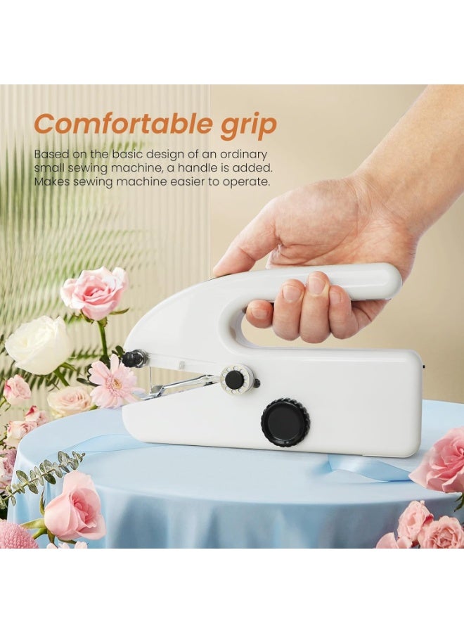 TDAO Handheld Sewing Machine for Beginners, Portable Mini Sewing Machine with Two Speed Modes, Easy to Operate and Fast Stitch Suitable for Clothes, Fabrics and Quick Home Repairs - Image 5