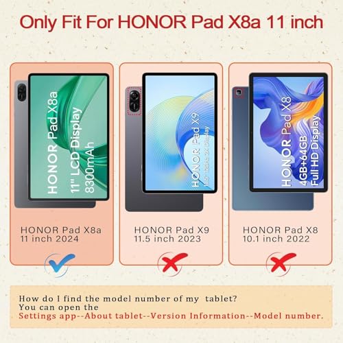 TGK Case for Honor Pad X8a 11 inch Tablet Trifold Smart Stand Cover (Green) - Image 2