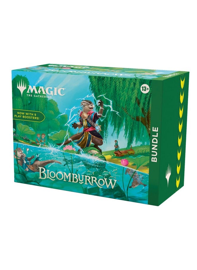 Magic the Gathering Magic: The Gathering Bloomburrow Bundle - 9 Play Boosters, 30 Land Cards + Exclusive Accessories  - Image 1