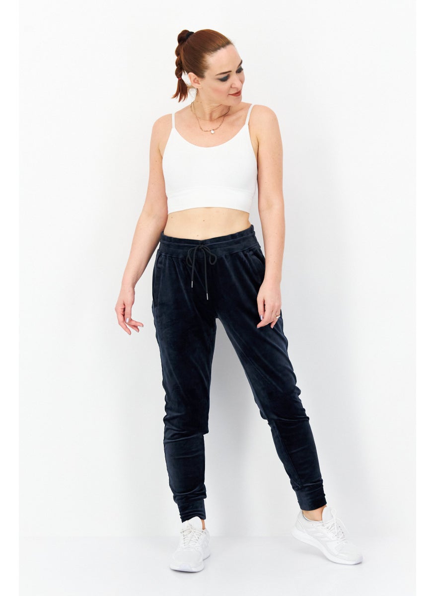 Women Regular Fit Velvet Jogger Pants, Navy - pzsku/ZCC174FBFB2313F3070F7Z/45/_/1738592386/01f01384-3a13-4897-8aee-ed6c4dd11656