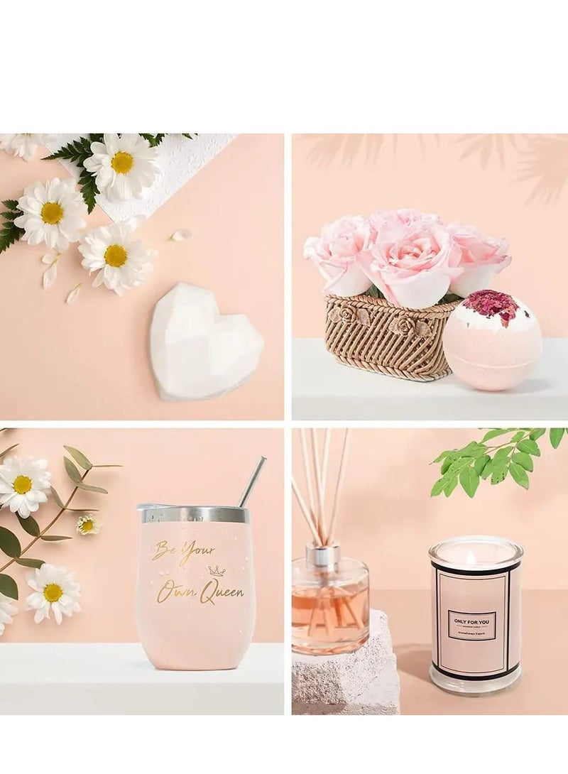 Birthday Gift Set for Women, Spa Gift Basket - Best Relaxing Spa Care Package with Inspirational Gifts for Mom, Wife, Friends, and Sisters | Friendship Gifts for Women, Female Friend Gifts - Image 5