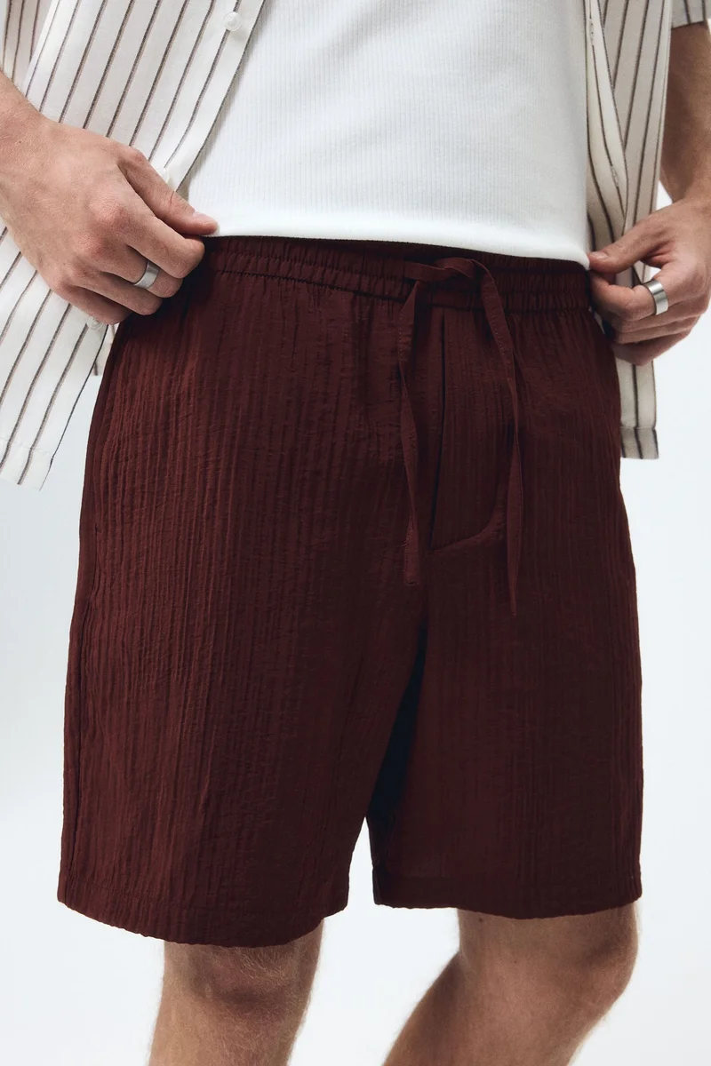 H&M Relaxed Fit Textured shorts
