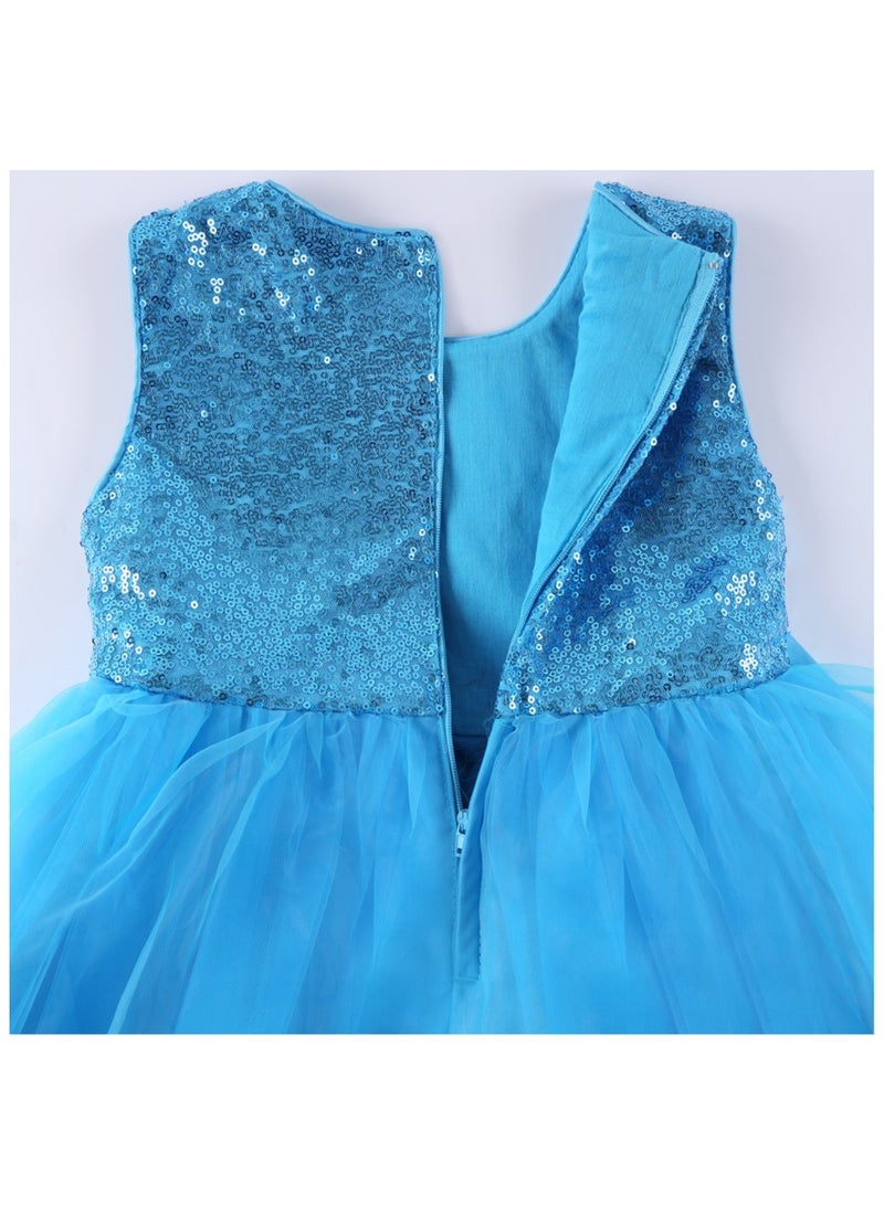 D'Daniela Sequin Bodice Tulle Dress - Image 4