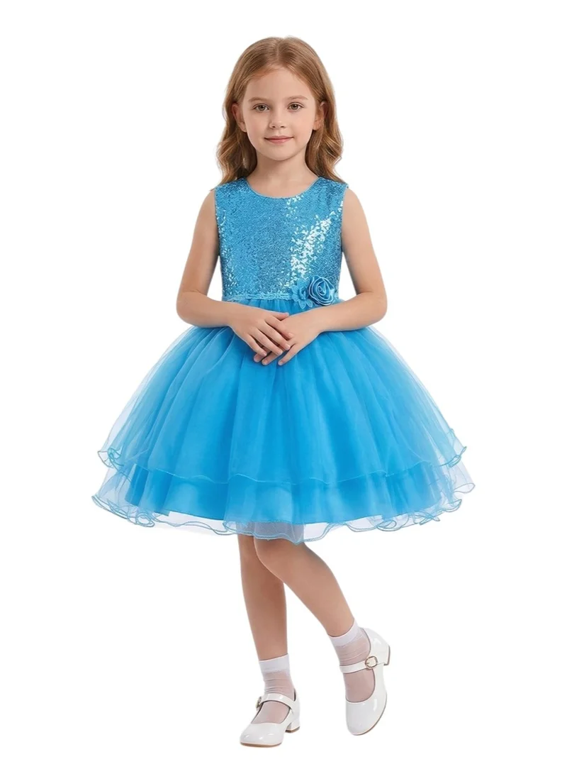 دىدانيالا فستان تول بتطريز ترتر