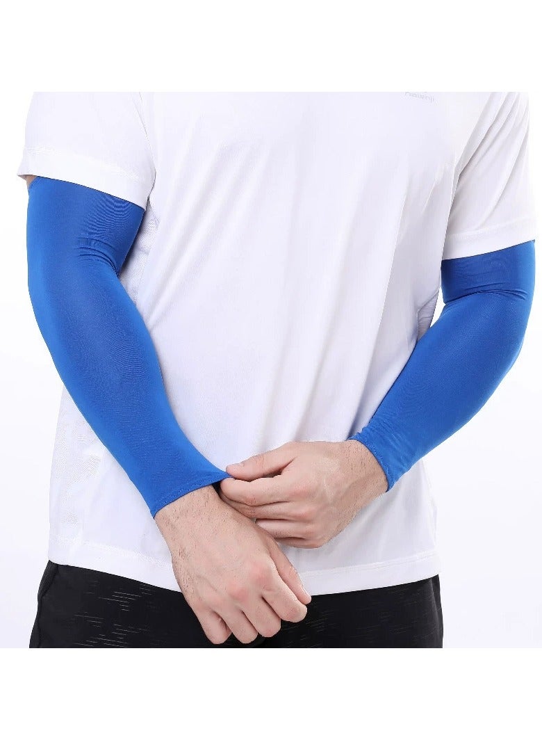 Goolsky Cycling Sun Protection Arm Sleeves – Sports Outdoor UV Block Ice Silk Cooling Arm Covers, Unisex Breathable - Image 1