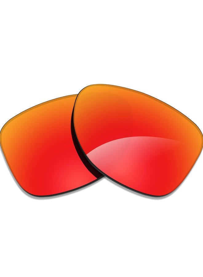 Alphax Polarized Replacement Lenses for Oakley Dispatch 2 OO9150 Sunglasses- Options, Fire Red Mirrored - Image 2