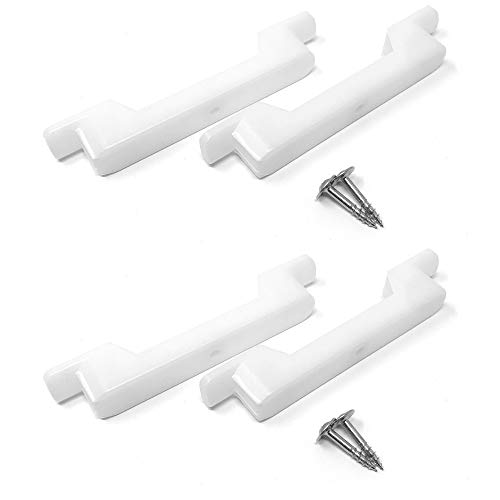 LEGLO False Front Cabinet Clips 4-1/2" - Fake Drawer Clips/False Drawer Front Clips - 2 Sets 4 Clips - Image 1