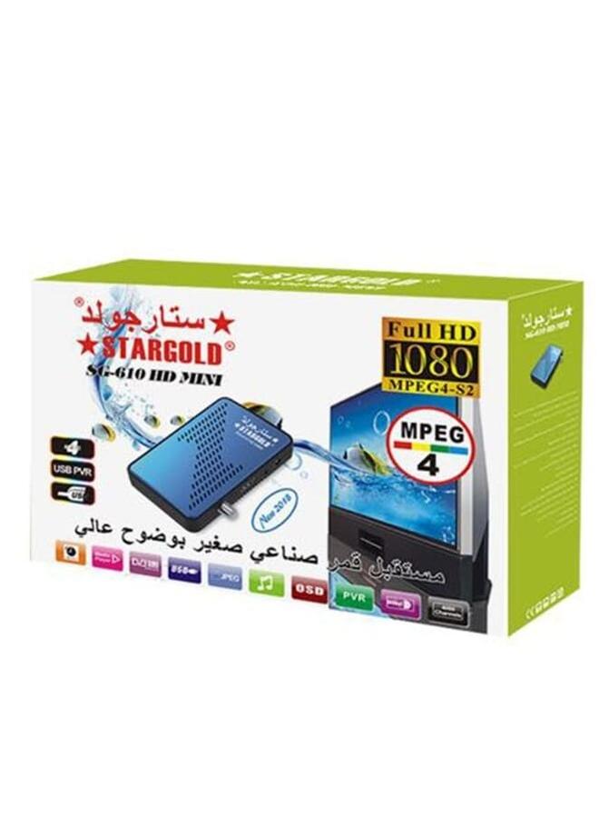 Stargold Hd Mini Receiver Sg 610 Blue Hd Pro  - Image 1