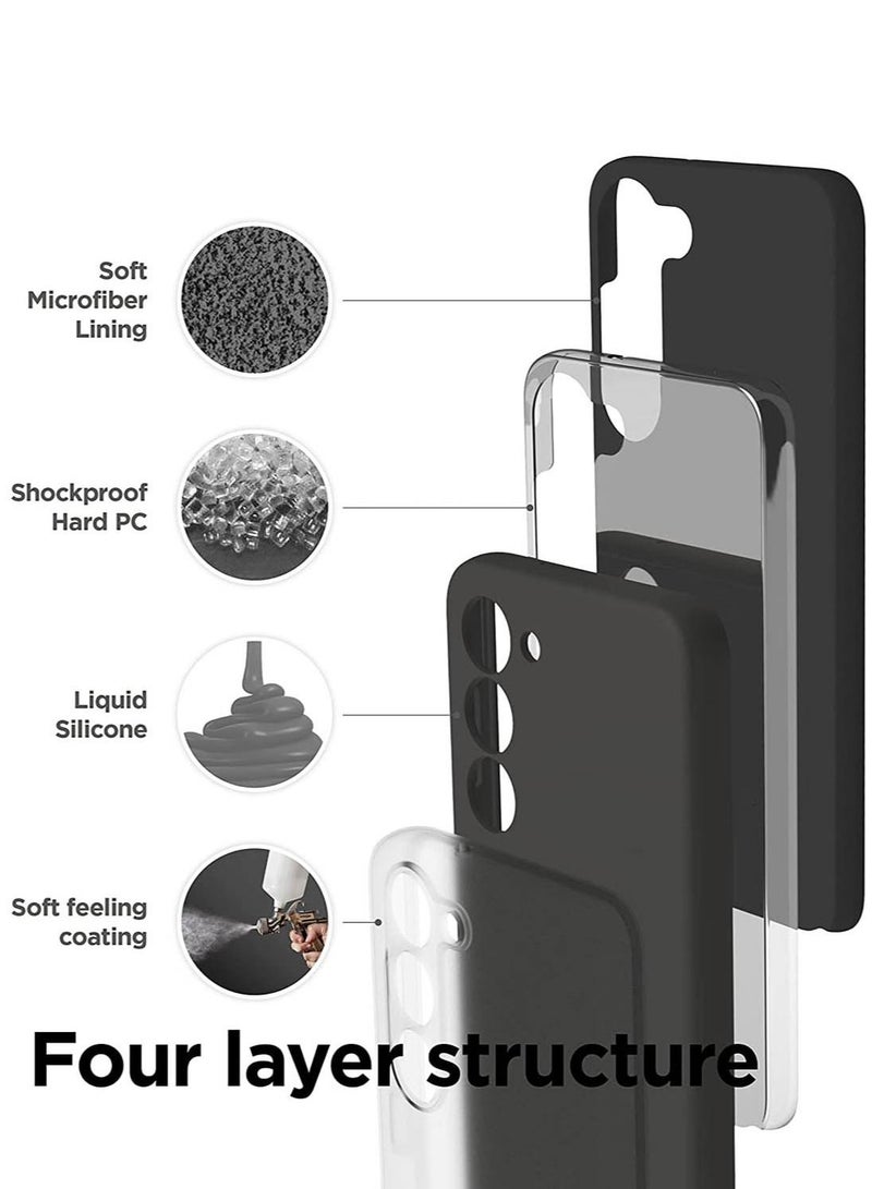 Elago Silicone for Samsung Galaxy S23 Plus Case Cover - Black - Image 4