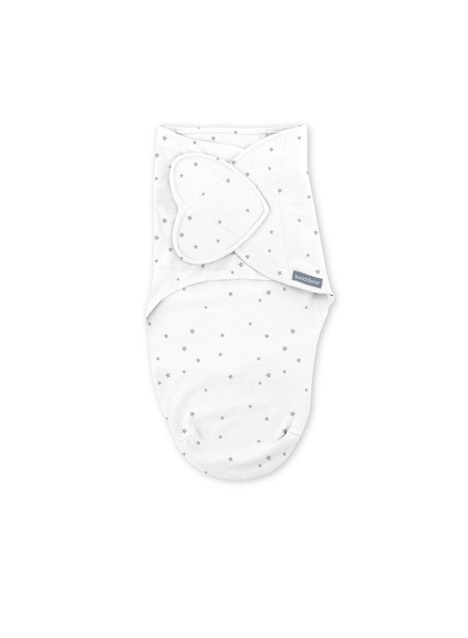 سوادل مي قماط SwaddleMe الأصلي القابل للتعديل، من عمر 0 ​​إلى 3 أشهر، وزن 7 إلى 14 رطلاً، 1 إلى 0 TOG، مصنوع من القطن بنسبة 100% لنوم أكثر عمقًا - Image 1