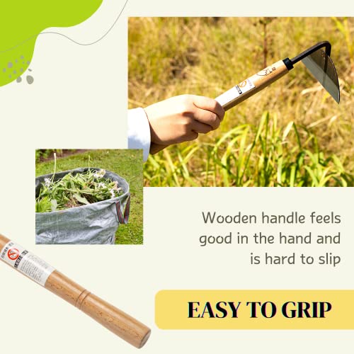 nascom Japanese Gardening Tool Hand Weeder Made in Japan Ambidextrous - Image 4
