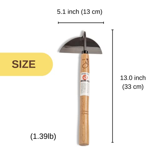 nascom Japanese Gardening Tool Hand Weeder Made in Japan Ambidextrous - Image 2