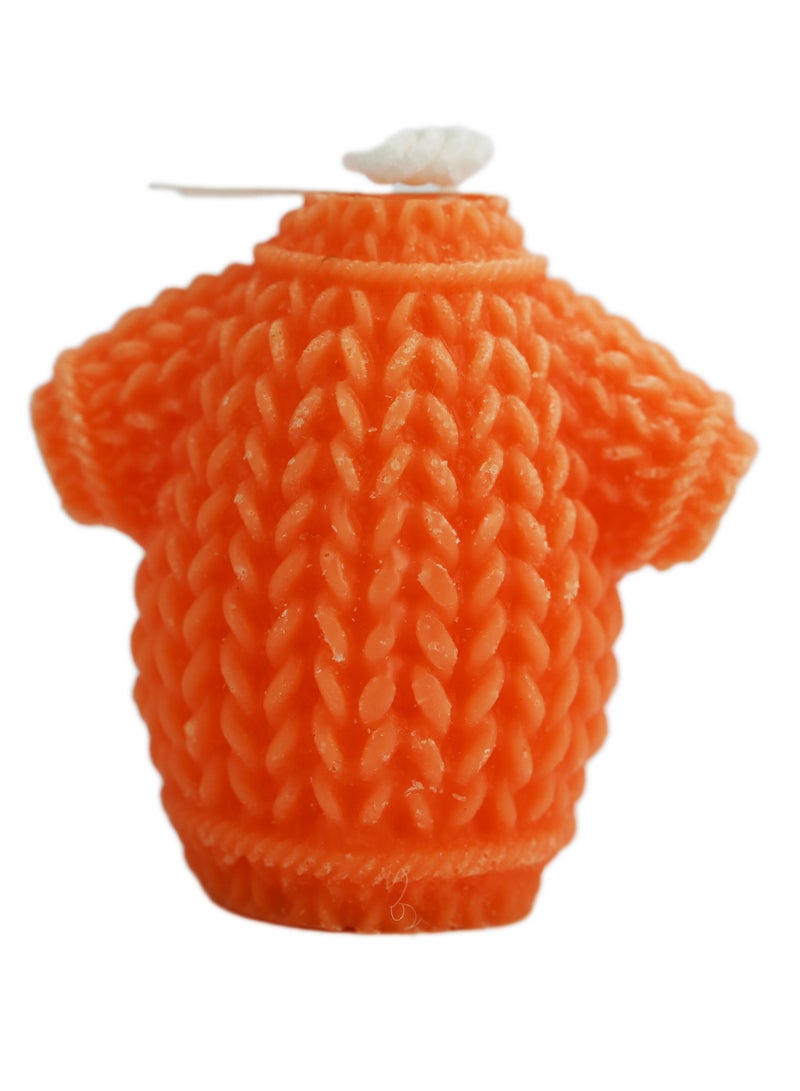 Sweater Shaped Scented Candle Orange, Fruit Candles Scented, Cool Candles Scented, Yuletide Candles, Cute Candles, Shaped Candles Scented, Cute Scented Candle Gifts for Women 