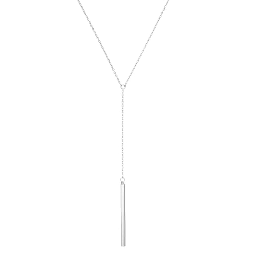 Dcfywl731 Minimal Dainty Gold Plated Dangle Earrings Layered Bar Pendant Neckalce Gold Long Y-Necklace Gold Earrings and Necklaces Set Delicate Lariat Chain Jewelry for Women - Image 1