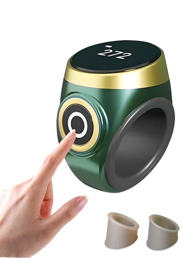 Rechargeable Tasbeeh Ring, Muslim Prayer Tasbih Zikr, Smart Counter, Suitable for Recording Daily Prayer Times and Tracking Prayer Progress Compatible 3 Sizes(18mm/ 20mm/ 22mm)  - Image 1