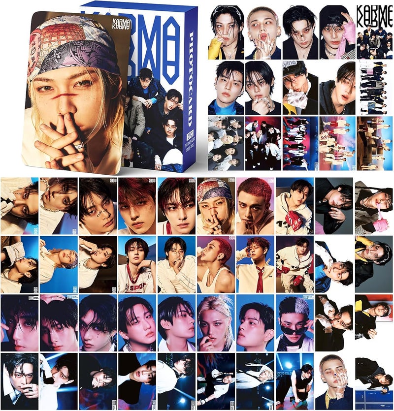 PYAJUU Stray Kids Karma Album Photocards 127PCS Karma Photo Card Set Stray Kids The 4th Album Merch Boys and Girls Card Set 55 PCS Photocard and 72 PCS Stickers Gift for Stay - Image 5