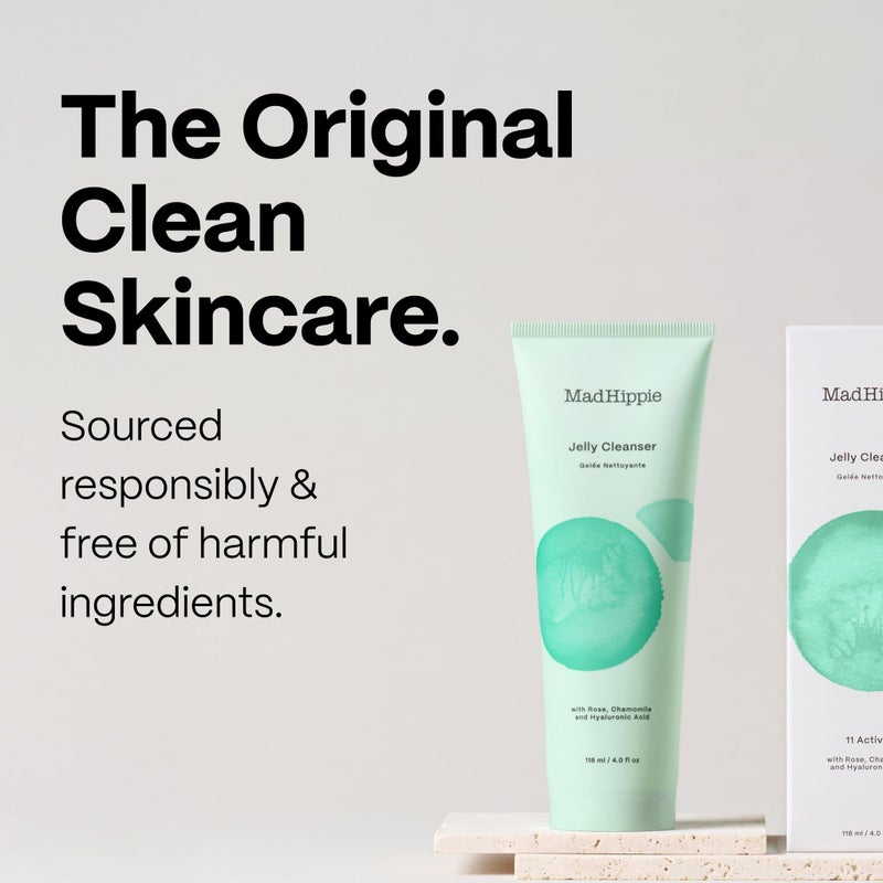 Mad Hippie Jelly Cleanser - Jelly to Milky Hydrating Face Wash for Women/Men with Rose, Chamomile, and Hyaluronic Acid, 4 Fl Oz - Image 5