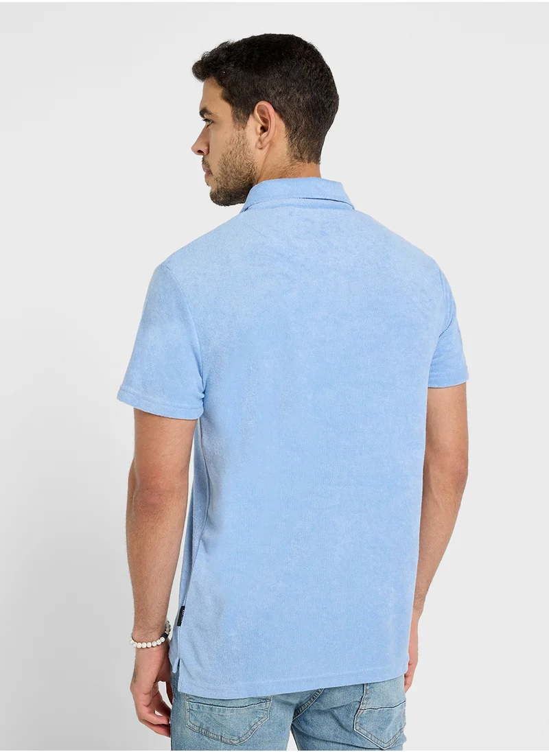 برايف سول Polo Shirt With Revere Collar