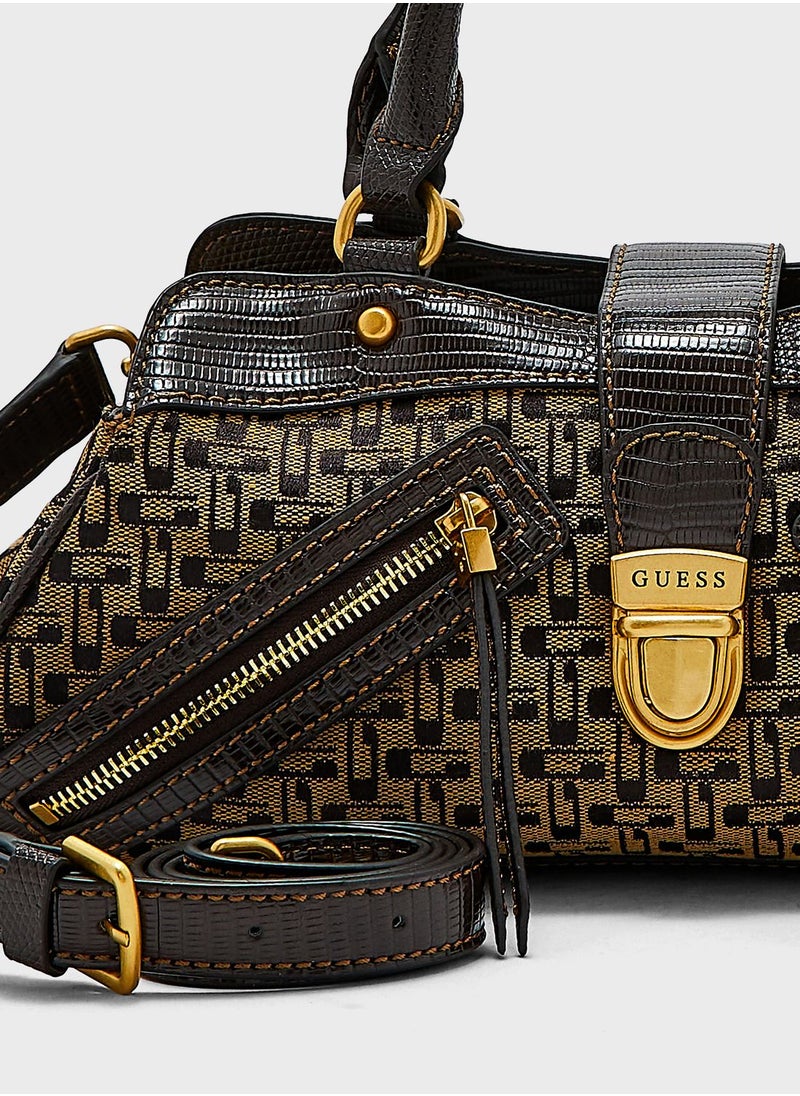 GUESS - Belle Vintage Satchel - Image 1