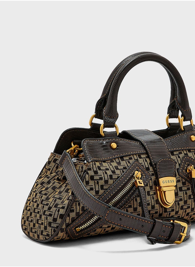 GUESS - Belle Vintage Satchel - Image 1