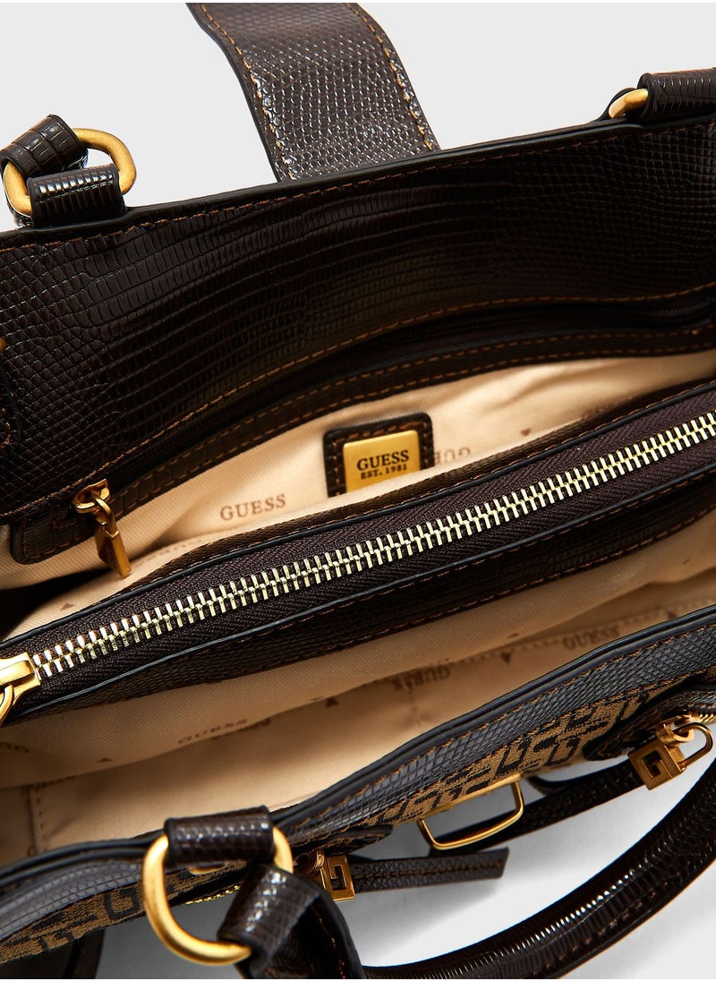 GUESS - Belle Vintage Satchel - Image 1