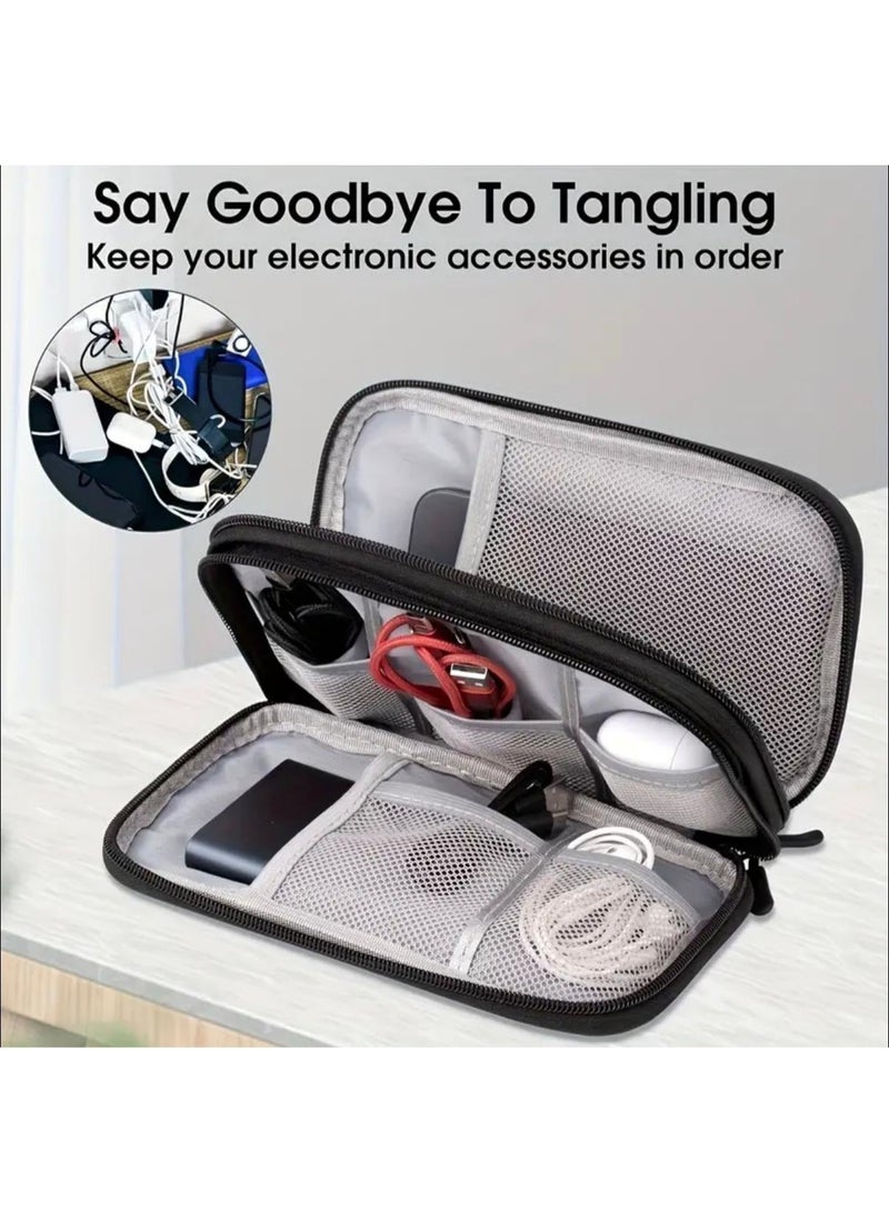 Multi-Compartment Electronics Travel Organizer Pouch - Image 2