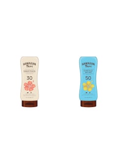 Hawaiian Tropic Hawaiian Tropic Sheer Touch Lotion SPF 30  Broad Spectrum Sunscreen 8oz  Everyday Active Lotion Sunscreen SPF 50 8oz  Sunblock Broad Spectrum  Oxybenzone Free Sunscreen Water Resistant 