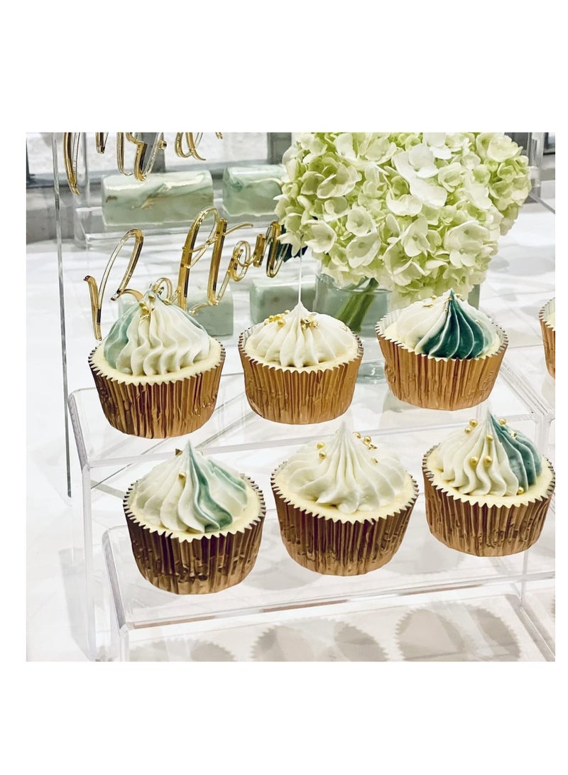 Raxoom 6 pcs Rectangular shape Clear Acrylic Showcase Collectibles Display Stands display riser - Image 2