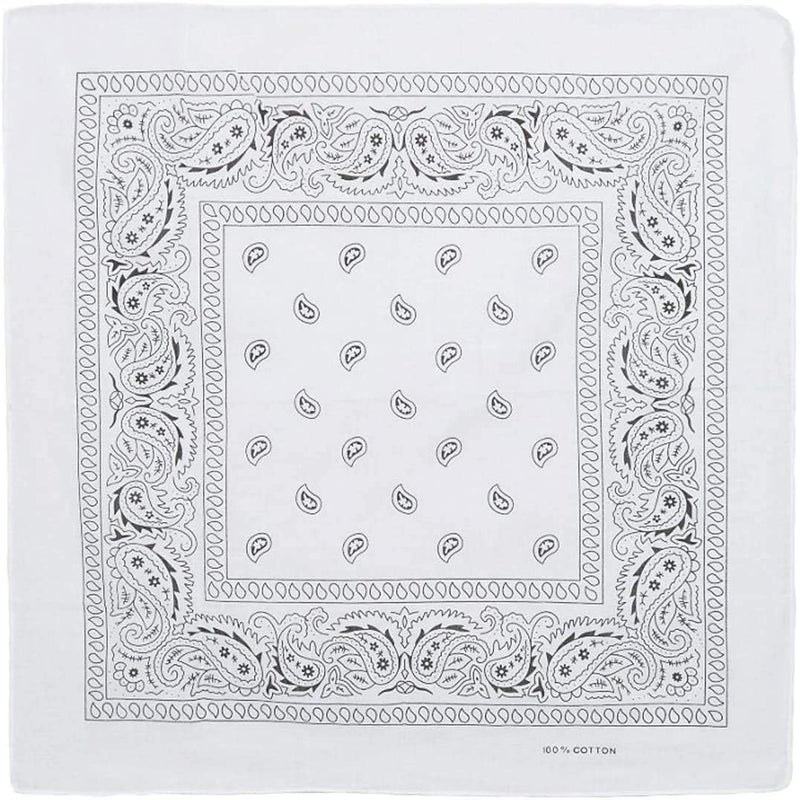 Boolavard 1s, 6s, 9s or 12 Pack Cowboy Bandanas Bandana with Original Paisley Pattern - Image 4