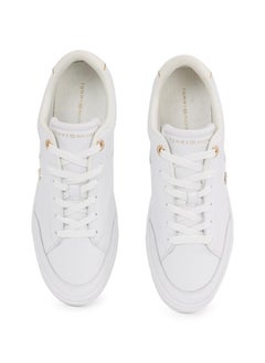 TOMMY HILFIGER Logo Detail Lace Up Low Top Sneakers  - Image 5