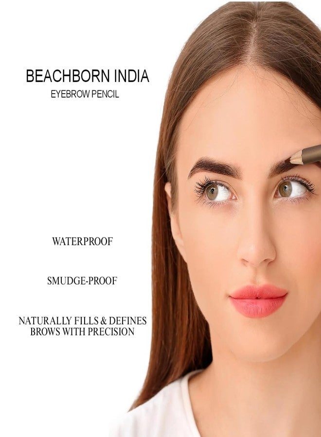 BEACHBORN INDIA Waterproof Eyebrow Pencil Dark Brown 1.5 g - Image 4