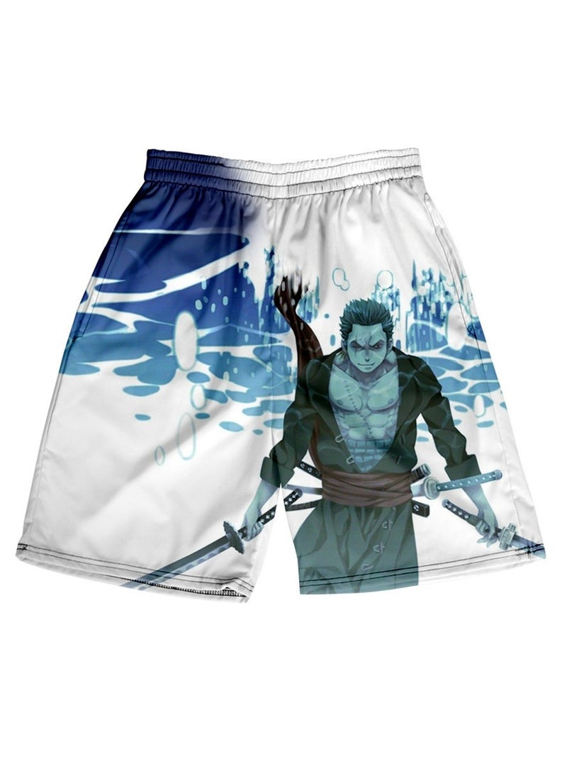 KUYING Summer One Piece Loose Home Five Guarter Shorts  - Image 1