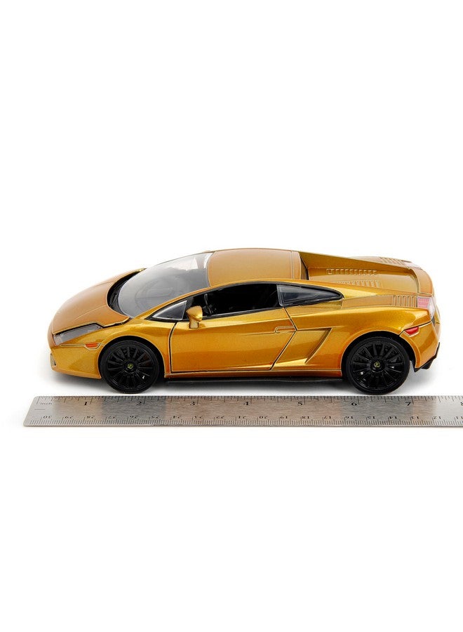 Jada Toys Fast & Furious Fast X 1:24 Gold Lamborghini Gallardo Die-Cast Car, Toys for Kids and Adults - Image 2