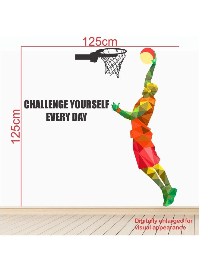 StickMe 'Basket Ball Dunk' Wall Sticker - Image 3