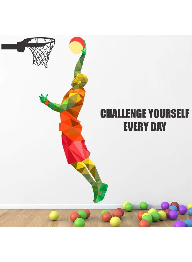 StickMe 'Basket Ball Dunk' Wall Sticker - Image 1