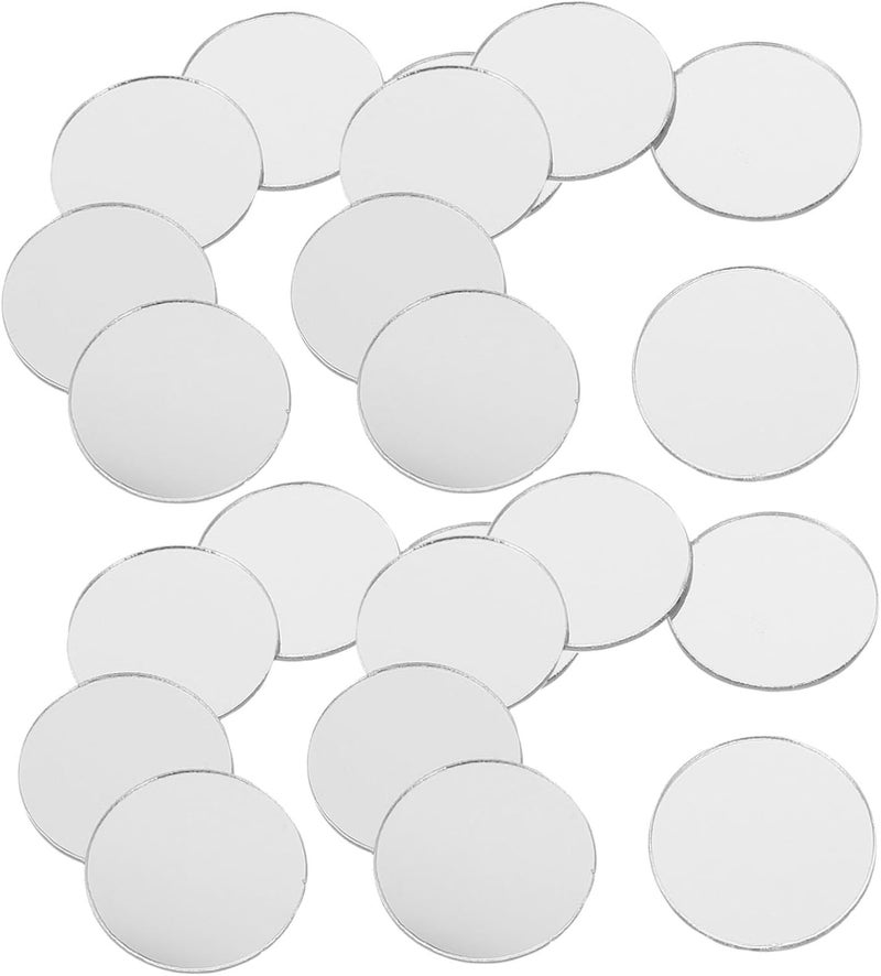 Gadpiparty 800pcs Acrylic Round Wall Sticker Mirror Effect Decals for Bathroom Living Room and Easy to Apply and Remove Creative Home Art - Image 2