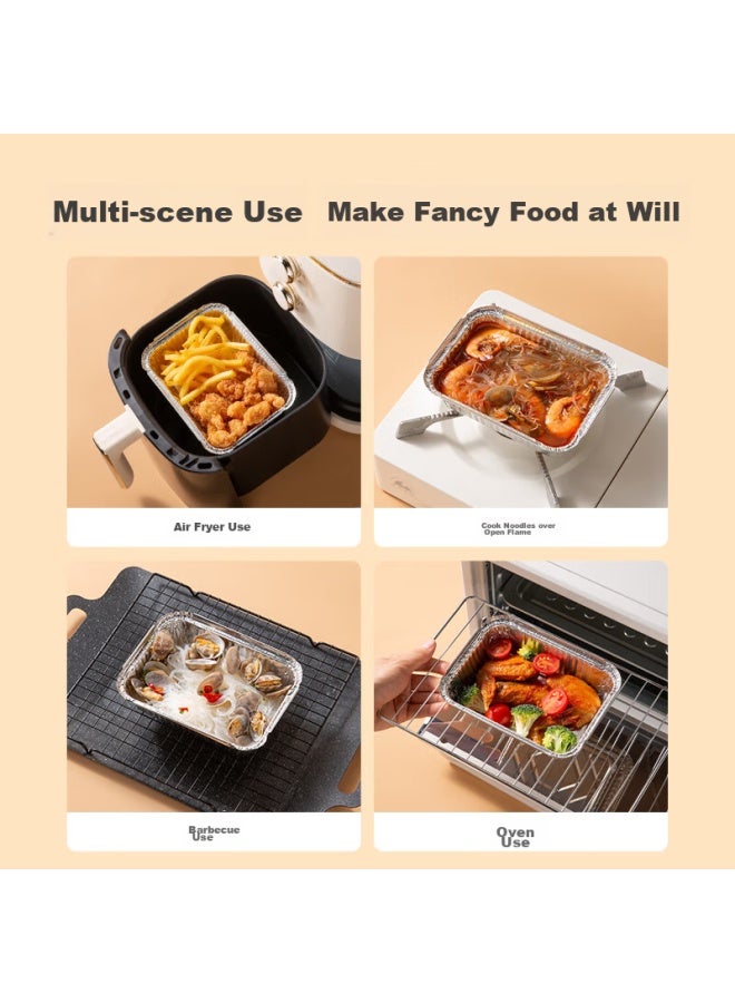 JD.com Jd Jingzao Air Fryer And Oven-specific Aluminum Foil Bowls And Plates, Rectangular Aluminum Foil Trays - Image 5