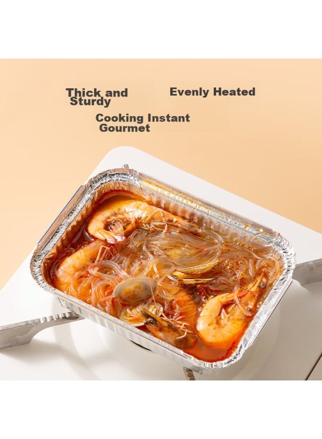 JD.com Jd Jingzao Air Fryer And Oven-specific Aluminum Foil Bowls And Plates, Rectangular Aluminum Foil Trays - Image 4