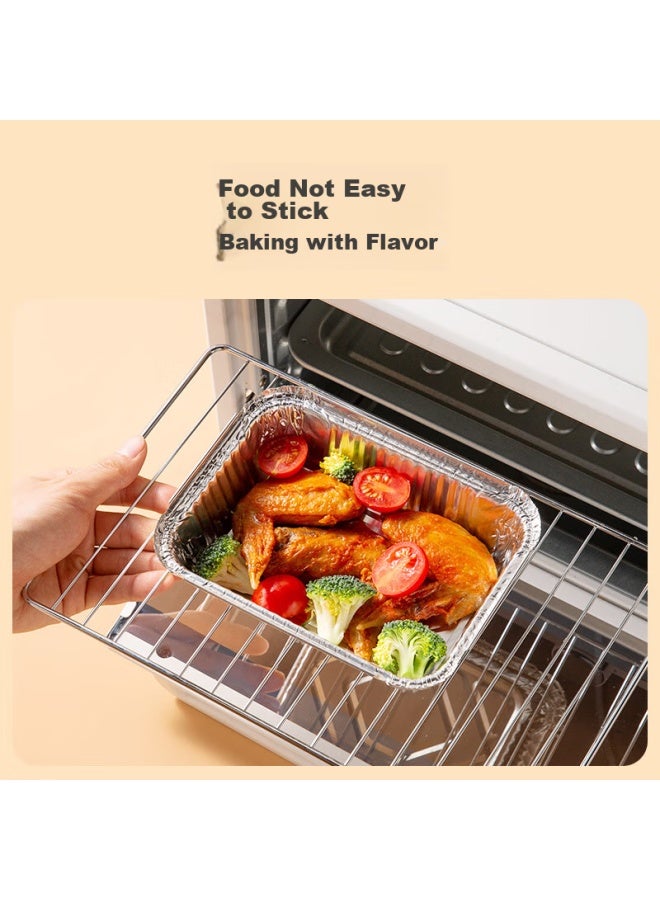 JD.com Jd Jingzao Air Fryer And Oven-specific Aluminum Foil Bowls And Plates, Rectangular Aluminum Foil Trays - Image 3