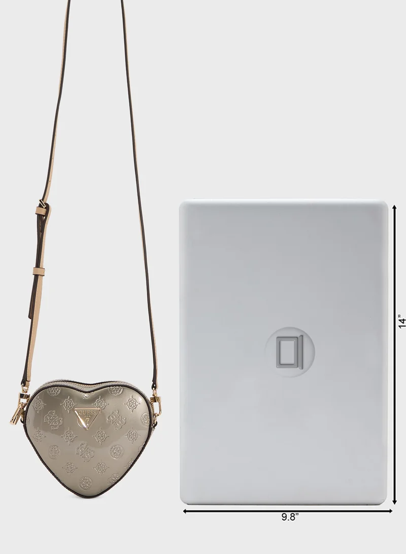 GUESS Arnela Mini Heart Bag