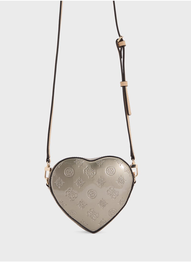 GUESS Arnela Mini Heart Bag  - Image 2