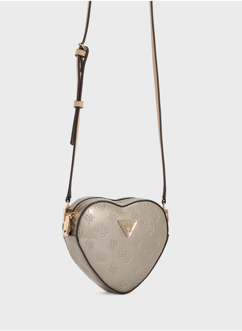 GUESS Arnela Mini Heart Bag  - Image 3
